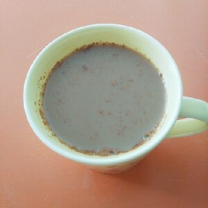 ほっこりカフェタイム♪あずきな粉豆乳コーヒー